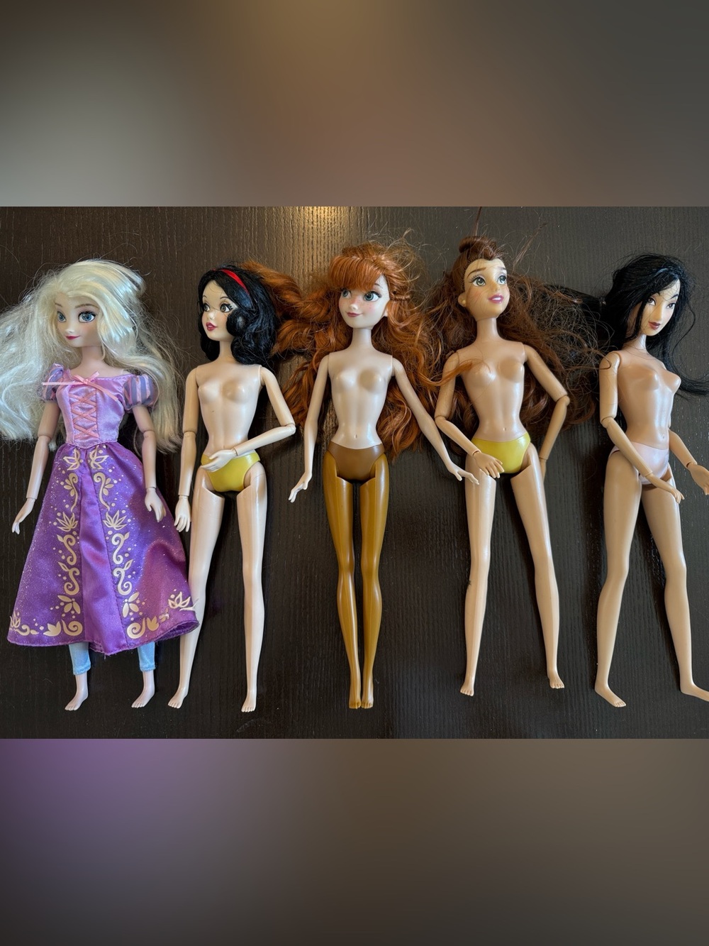 Authentic Disney Store Disney Princesses! Anna, Elsa, Mulan, Snow White & Belle